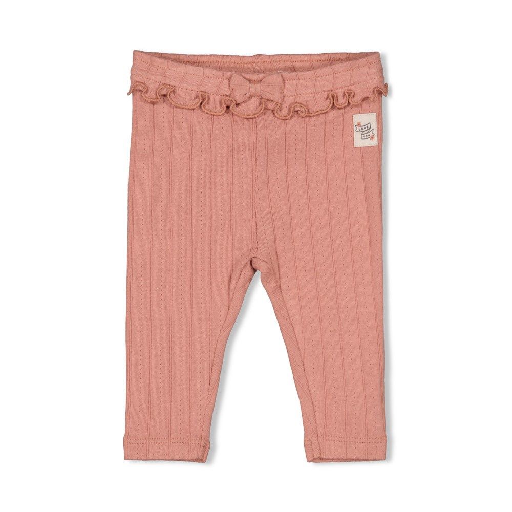 Feetje Legging pointelle rib - Woodland Bloom Mauve