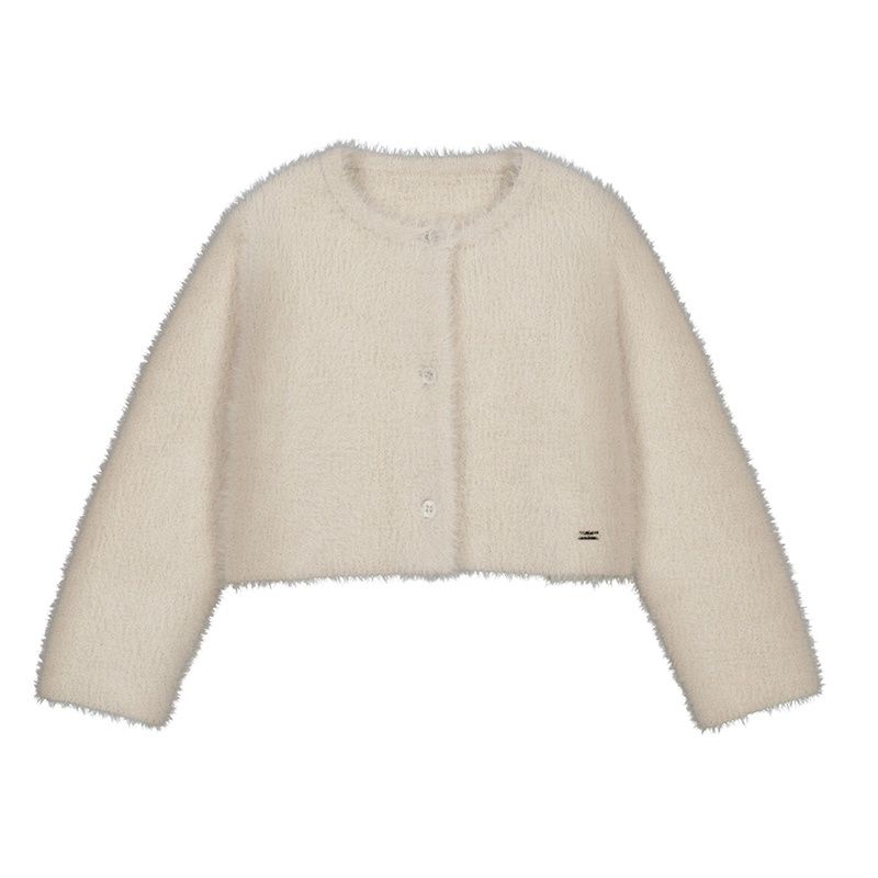 Mayoral Furry cardigan                Sand       2357
