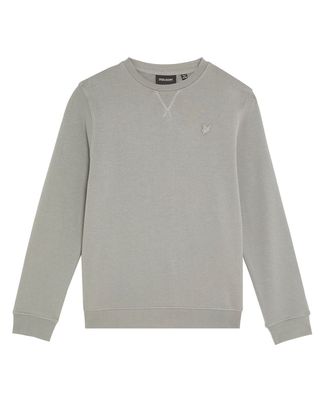 Lyle &amp; Scott Tonal Crew Neck Sweatshirt X852 Sharkskin