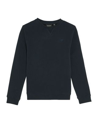 Lyle &amp; Scott Tonal Crew Neck Sweatshirt Z271 Dark Navy