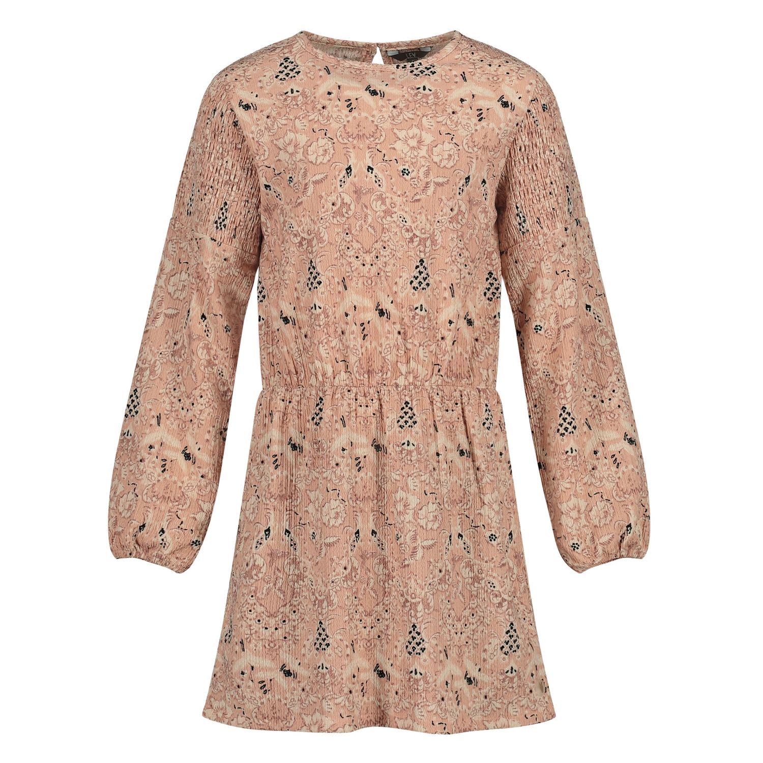 Levv DRESS LW252VACHEL AOP Pink Leaves