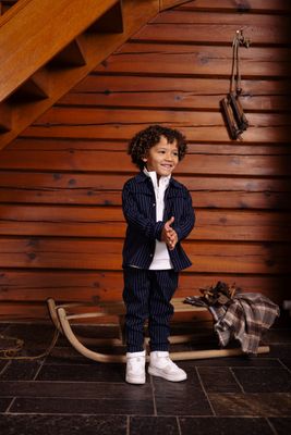 Levv PANTS LW253VIO Night Blue