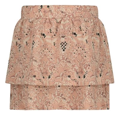 Levv SKIRT LW252VIDA AOP Pink Leaves