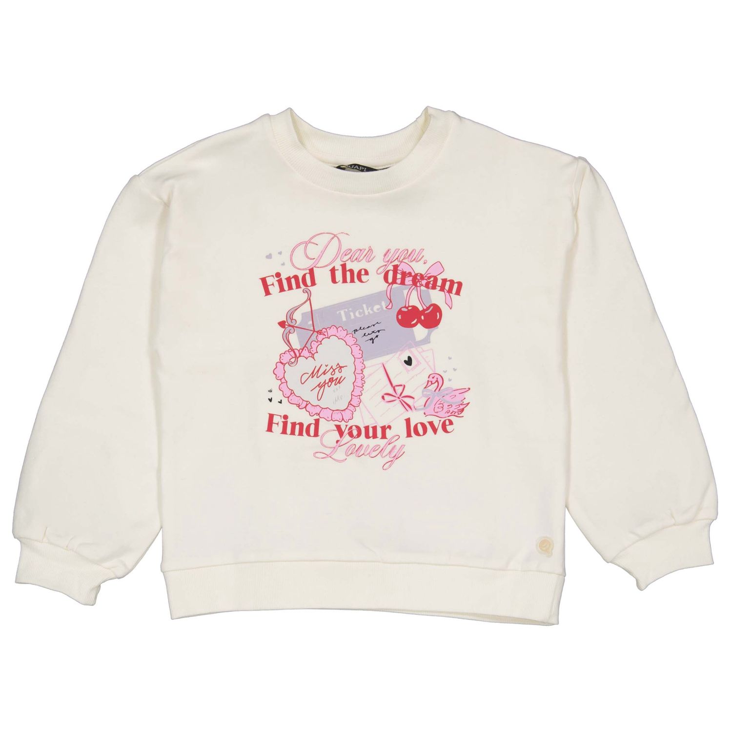 Quapi Meisjes SWEATER QW252HARVE Ivory White