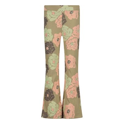 Quapi Meisjes PANTS QW251HOLT AOP Green Flower