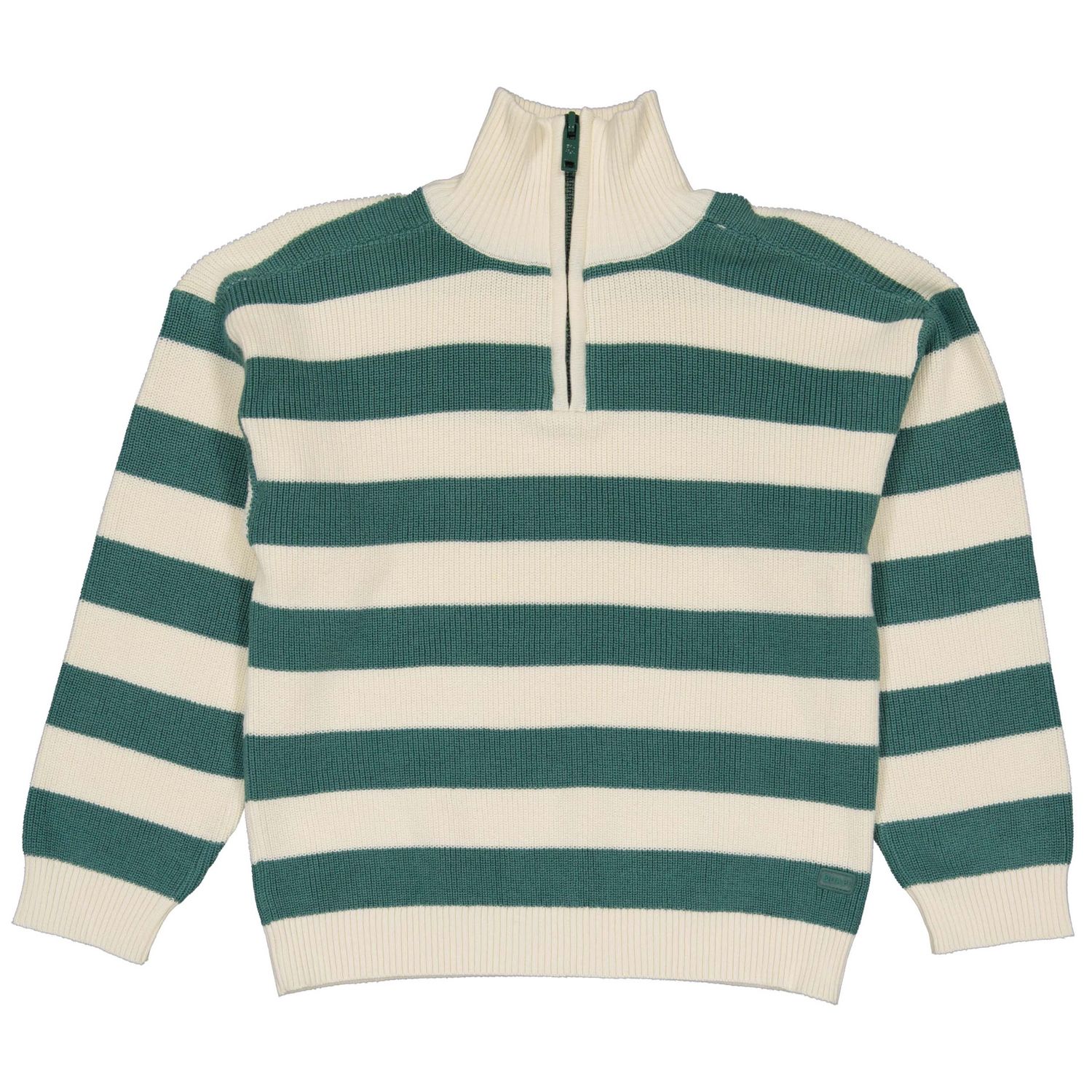 Quapi Jongens SWEATER QW251HARRY AOP Green Stripe