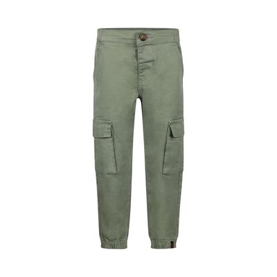 Koko Noko Trousers loose fit cargo Green O56884-37