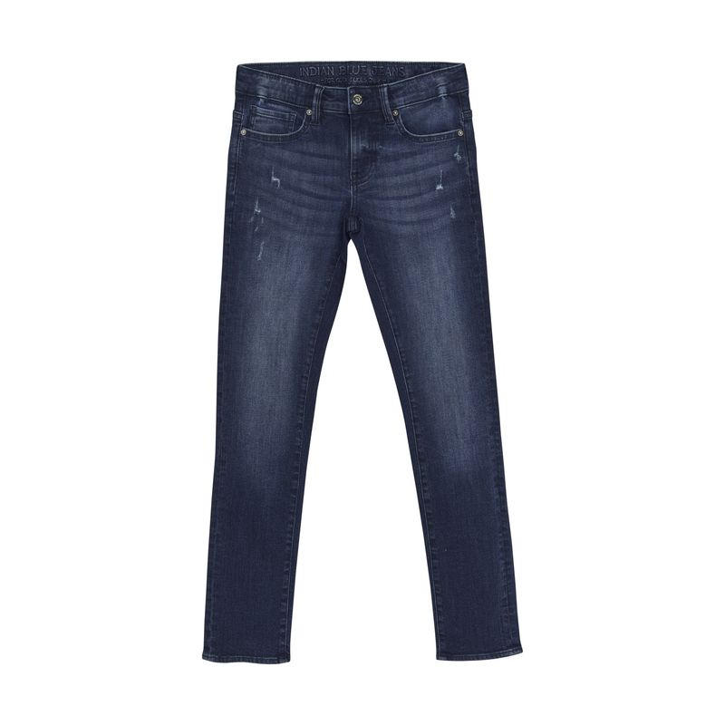 Indian Blue Jeans 2685 Straight Fit Dark Jeans Dark Denim 960293