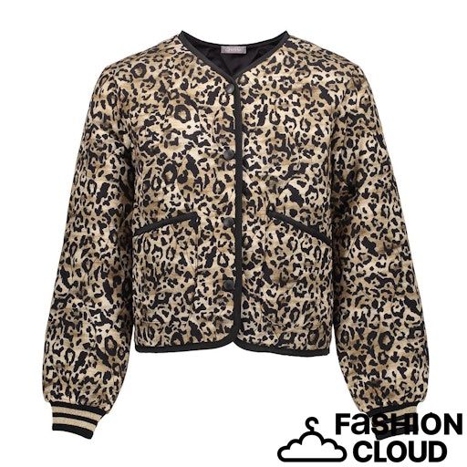 Geisha Bomber leopard  000999 - black/sand