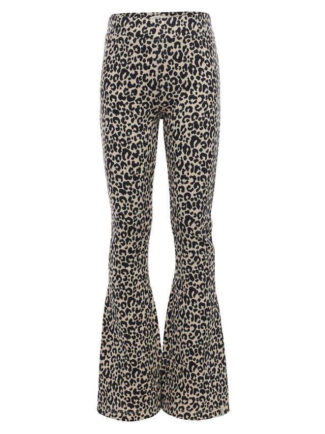 LOOXS Little Little jaquard pants sandy leopard