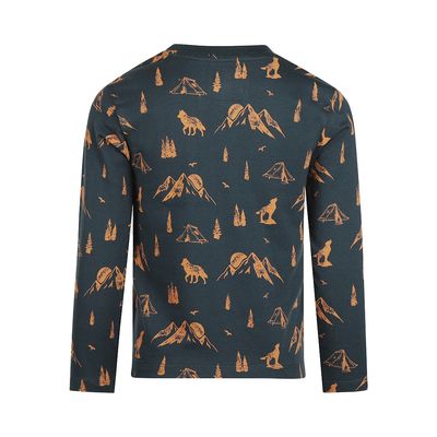 Koko Noko T-shirt ls Steel blue O56831-37