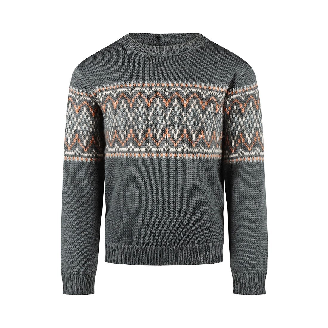 Koko Noko Sweater with crewneck Steel blue O56836-37