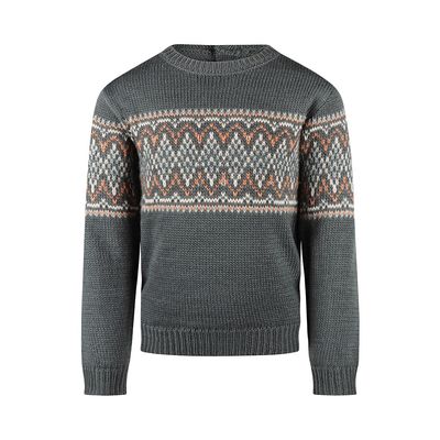 Koko Noko Sweater with crewneck Steel blue O56836-37