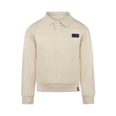 Koko Noko Sweater with polo collar  Off white O56830-37