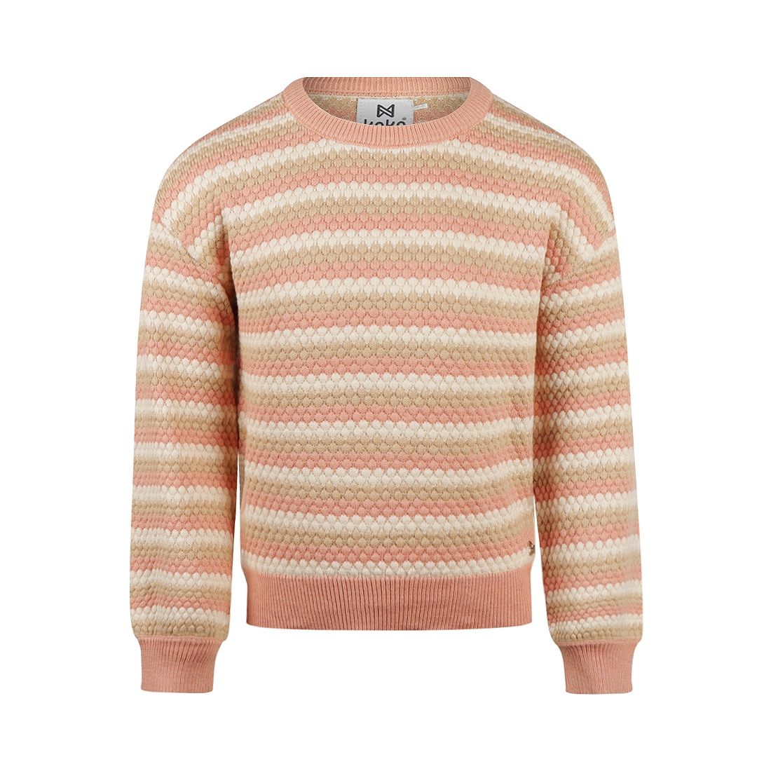 Koko Noko Sweater dropped shoulder Dusty pink O56925-37
