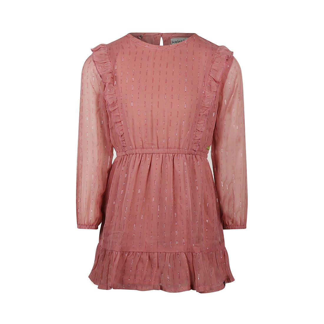 Koko Noko Dress ls  Dark old pink O56979-37