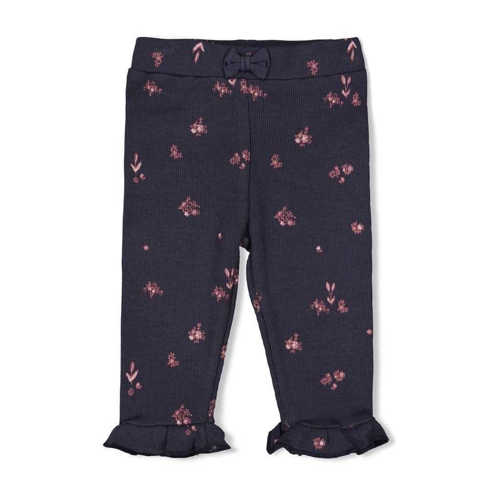 Feetje Legging rib AOP - Swanlake Marine