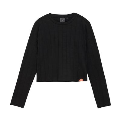 Indian Blue Jeans Longsleeve Cropped Black  970348