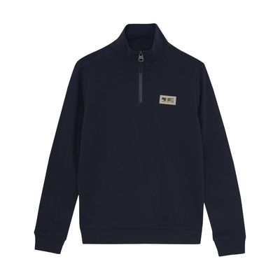 Indian Blue Jeans Zipper Sweat Badge Night 960428