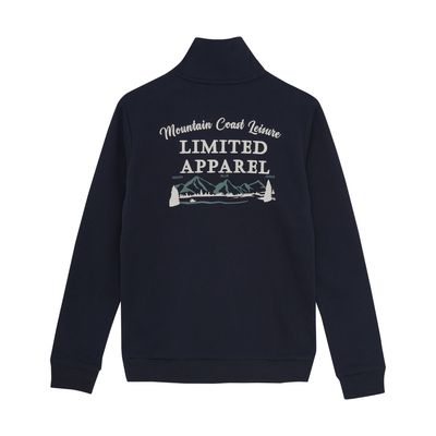 Indian Blue Jeans Zipper Sweat Badge Night 960428