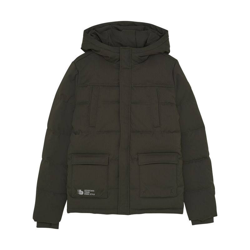 Indian Blue Jeans Puffer Jacket Kombu Green 960487