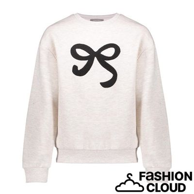 Geisha Sweat bow  000715 - beige melange / black