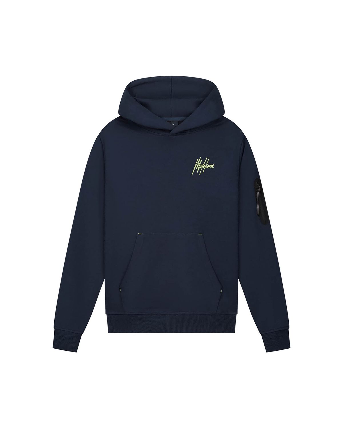 Malelions Malelions Junior Counter Hoodie Navy/Bright Yellow 2