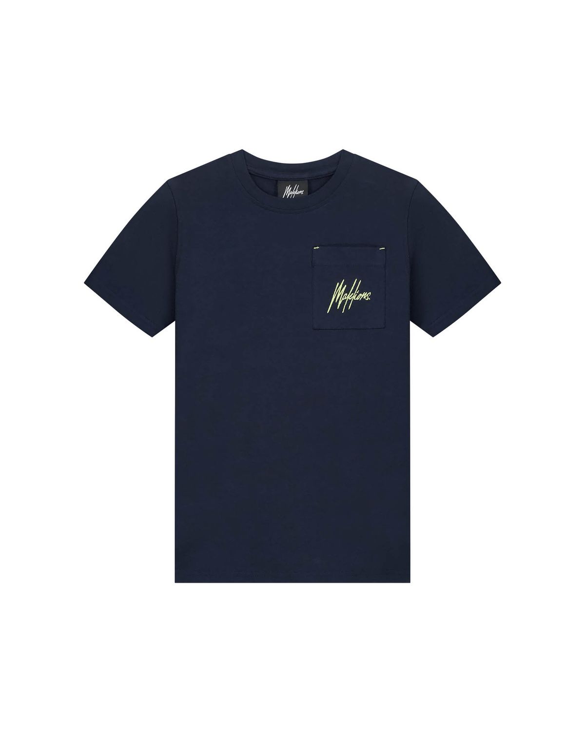Malelions Malelions Junior Counter T-Shirt Navy/Bright Yellow 2