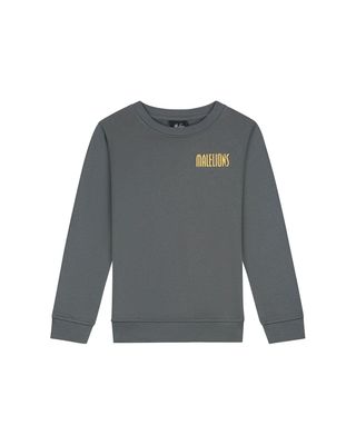 Malelions Malelions Junior Hollywood Map Sweater Anthracite 2