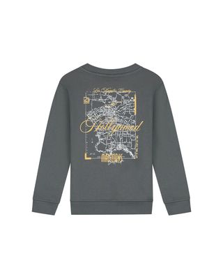 Malelions Malelions Junior Hollywood Map Sweater Anthracite 2