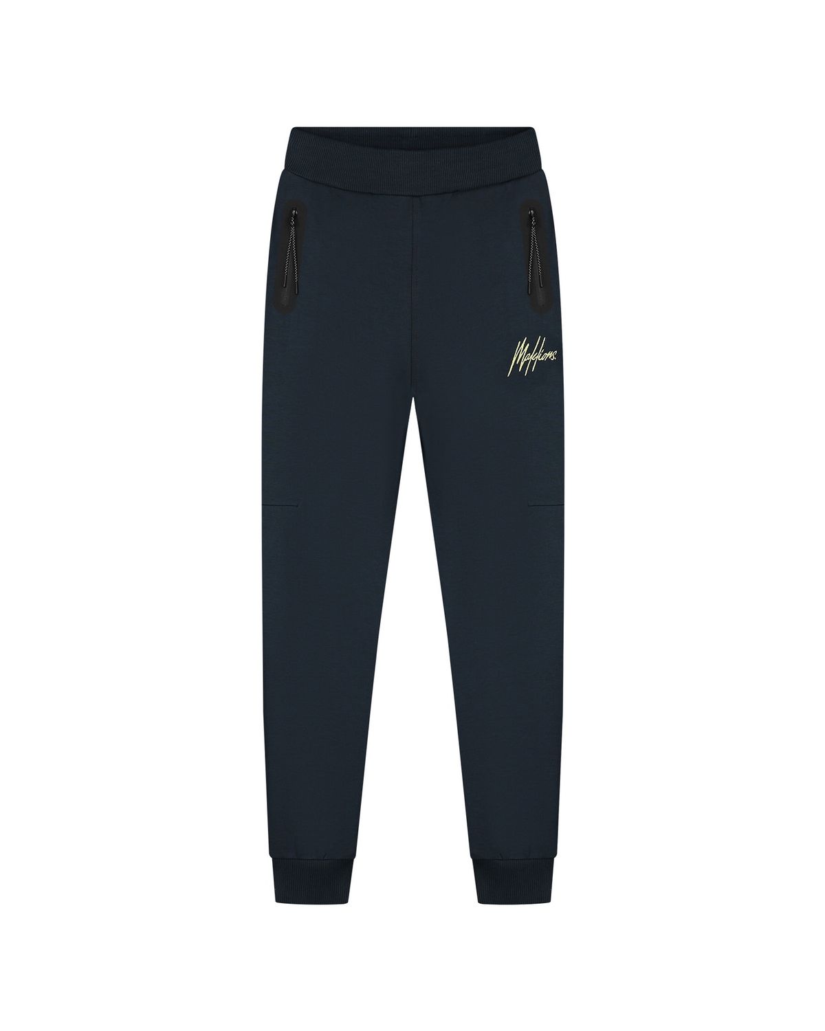 Malelions Malelions Junior Counter Trackpants Navy/Bright Yellow 2