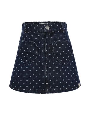 LOOXS Little Little heart denim skirt Denim Hearts
