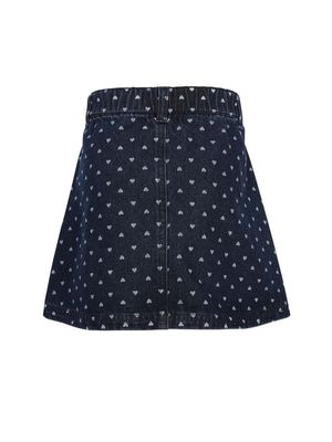 LOOXS Little Little heart denim skirt Denim Hearts
