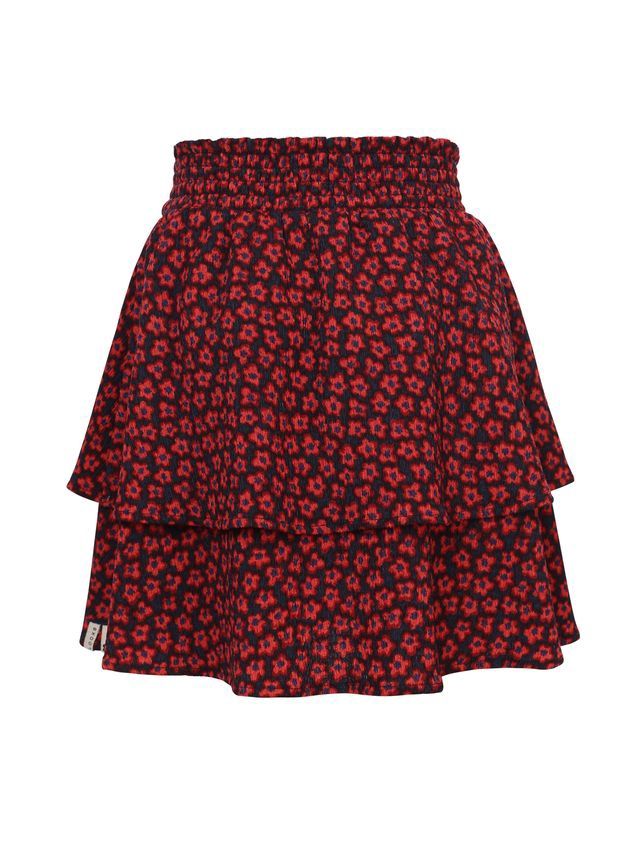 LOOXS Little Little crinckle skirt Red flower