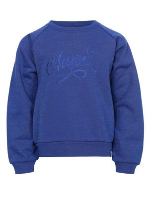 LOOXS Little Little lurex sweater Kobalt blue