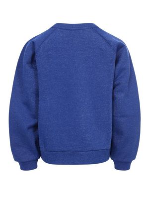 LOOXS Little Little lurex sweater Kobalt blue