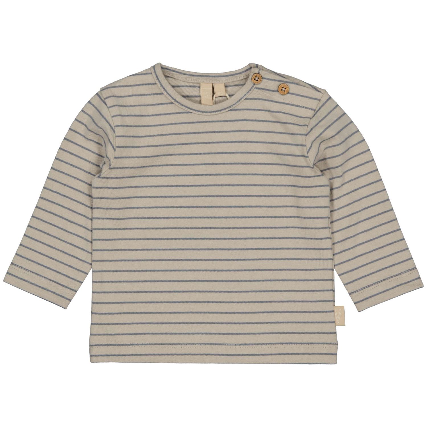 Levv Newborn LNBW25LAURENS SHIRT AOP Light Grey Stripe