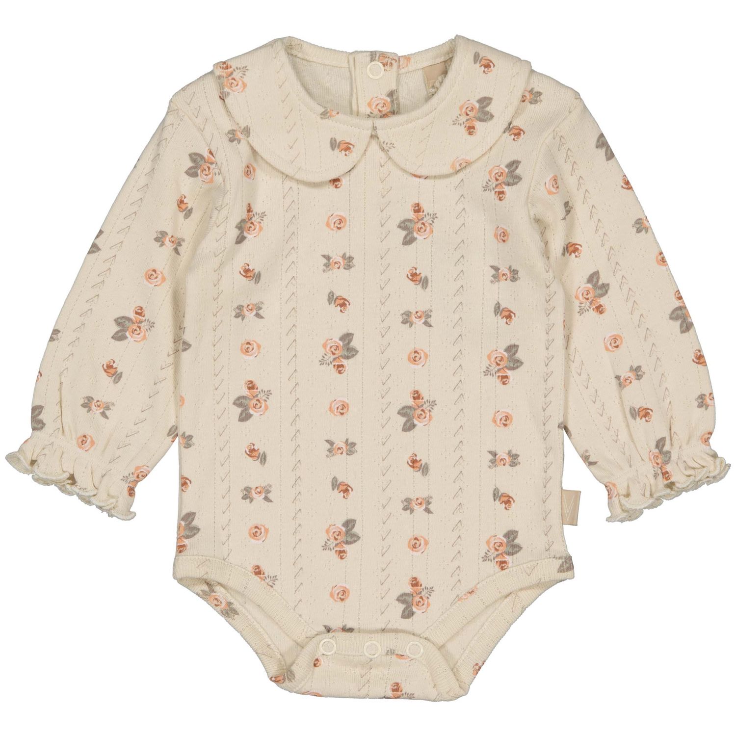 Levv Newborn LNBW25LAYLA SHIRT AOP Sand Flower