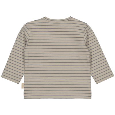 Levv Newborn LNBW25LAURENS SHIRT AOP Light Grey Stripe