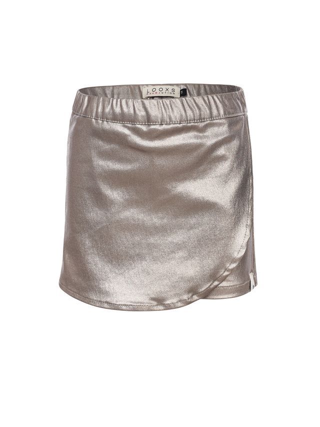 LOOXS Little Little metallic skirt champagne