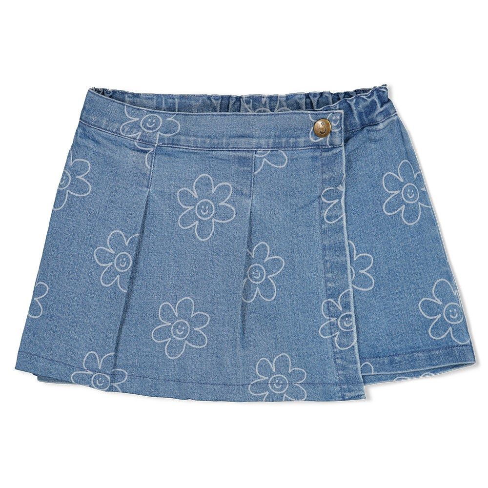 Jubel Denim skort - Rolling into Spring L.blauw denim