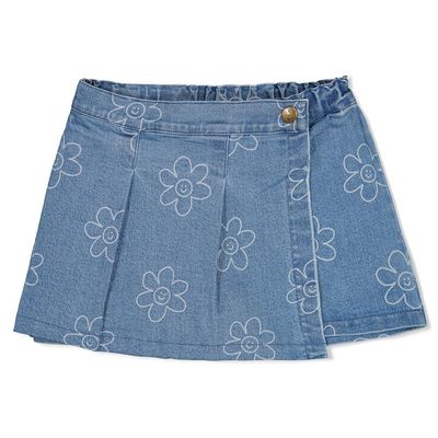 Jubel Denim skort - Rolling into Spring L.blauw denim