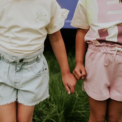 Koko Noko Jogging shorts, loose fit Pink N58982-37