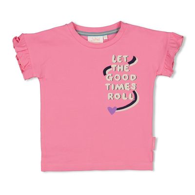 Jubel T-shirt - Rolling into Spring Roze