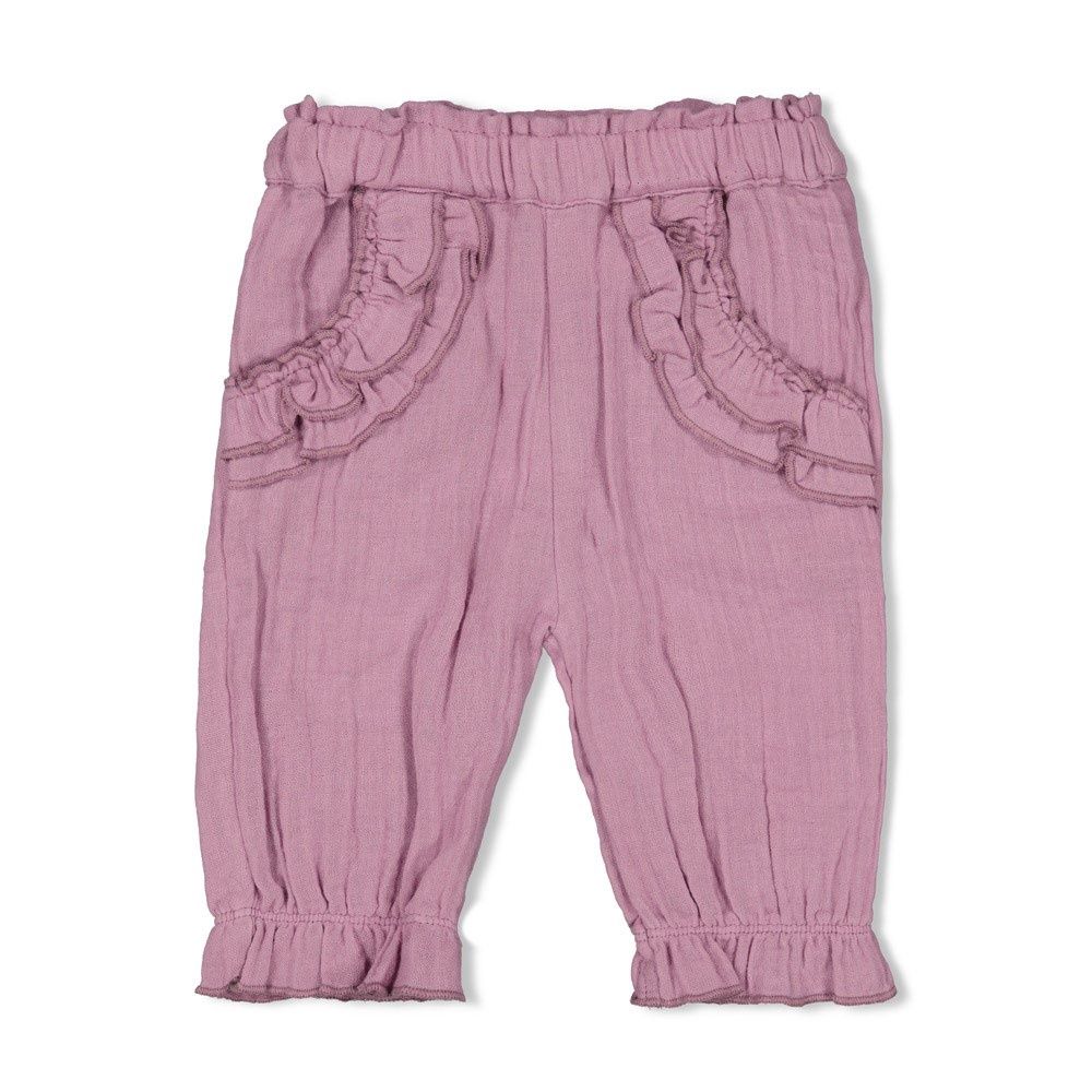 Feetje Broek mousseline - Flower Ranch Violet