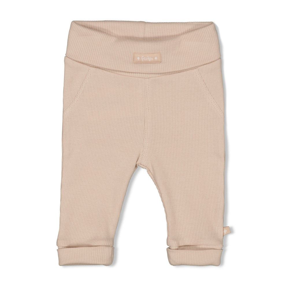 Feetje Broek rib - Honey Bear Zand