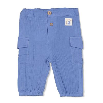 Feetje Broek mousseline - Sssiesta Blauw