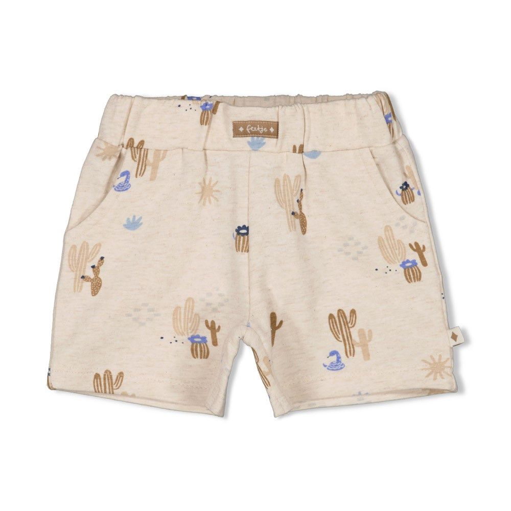Feetje Short AOP - Sssiesta Offwhite melange