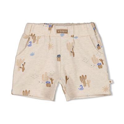Feetje Short AOP - Sssiesta Offwhite melange