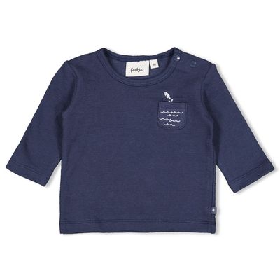 Feetje Longsleeve - Blue Ocean Indigo